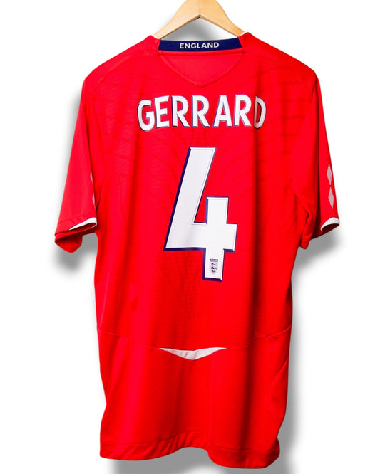 Engeland 2008 Uit Shirt Gerrard #4 (L)