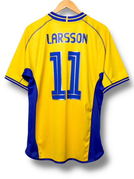 Zweden 2004 Thuis Shirt Larsson #11 (L)