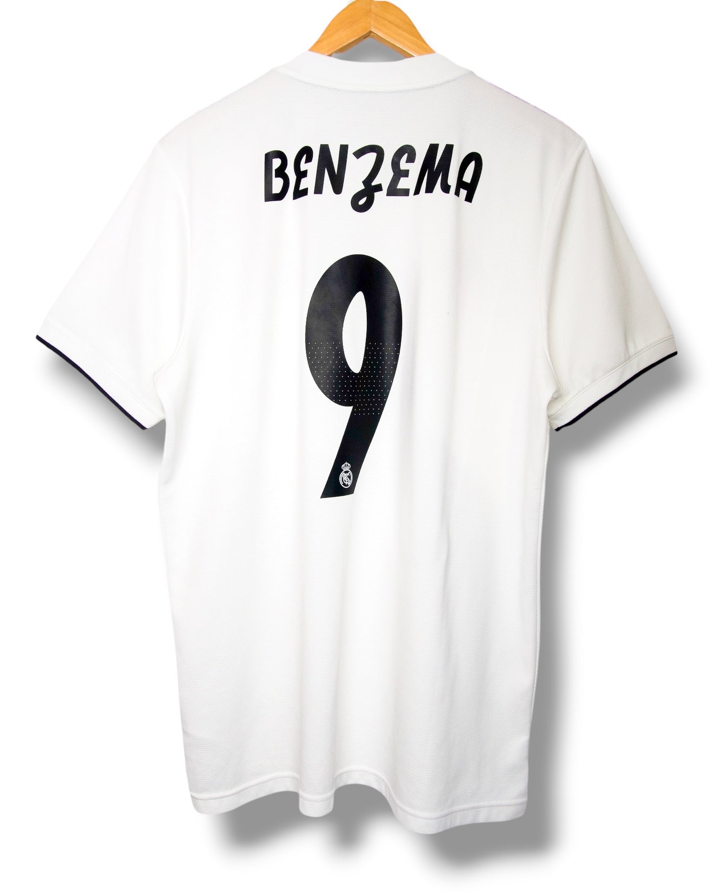 Real Madrid 2018/2019 Thuis shirt Benzema #9 (L)