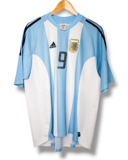 Argentinie 2002 Thuis Shirt Batistuta #9 (M)