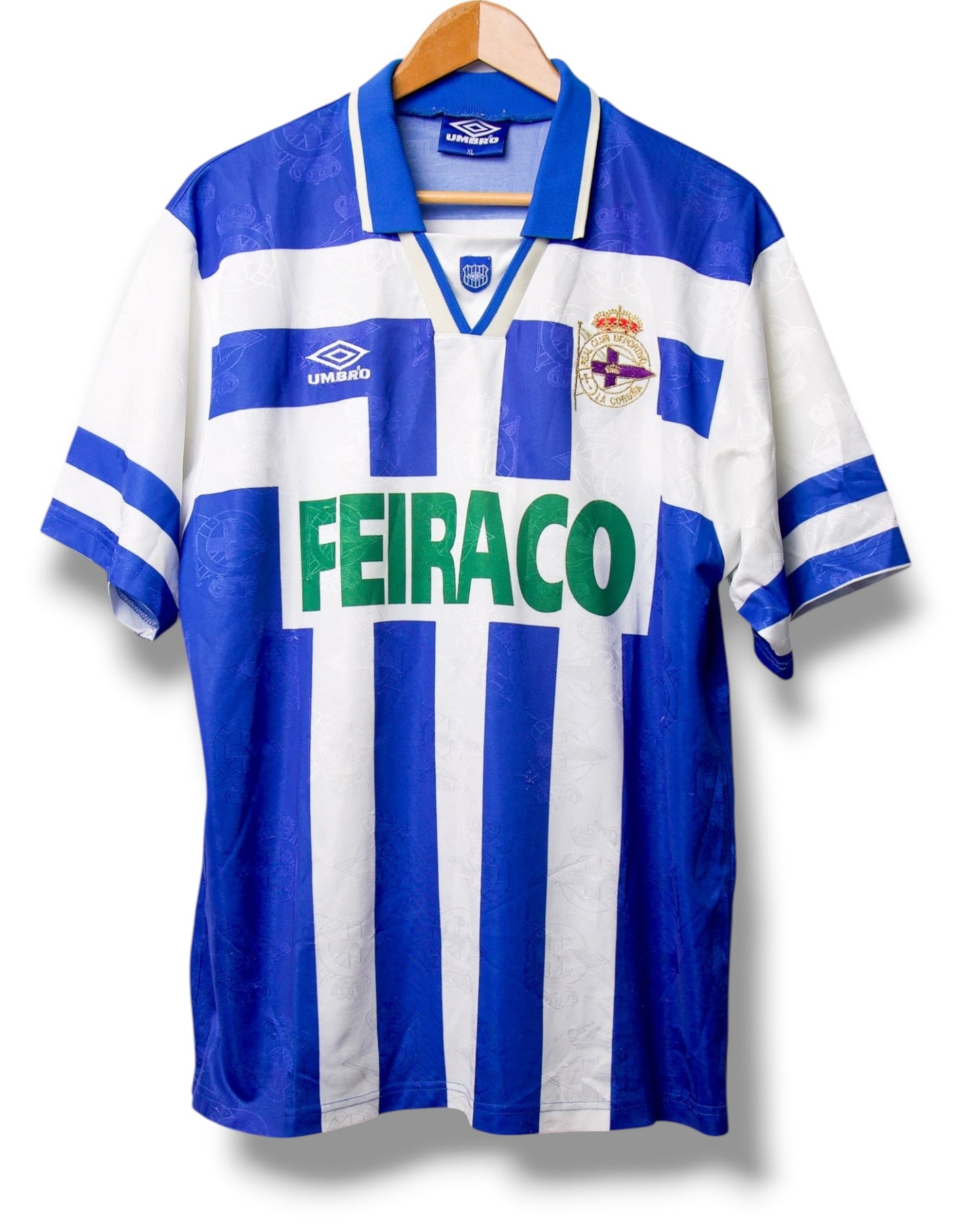 Deportivo La coruna 1994/1995 Thuis Shirt (XL)