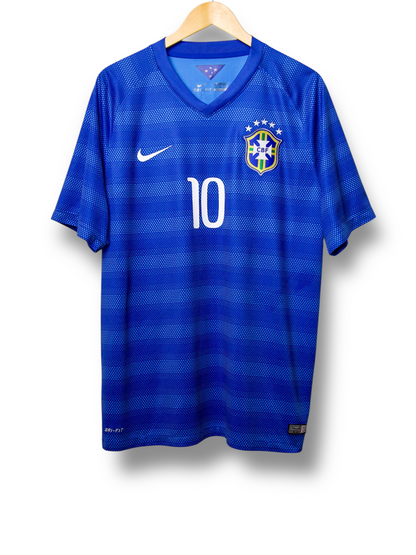 Brazilie 2014 Uit Shirt Neymar #10 (XL)