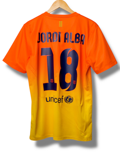 Barcelona 2012/2013 Uit Shirt Alba #18 (S)
