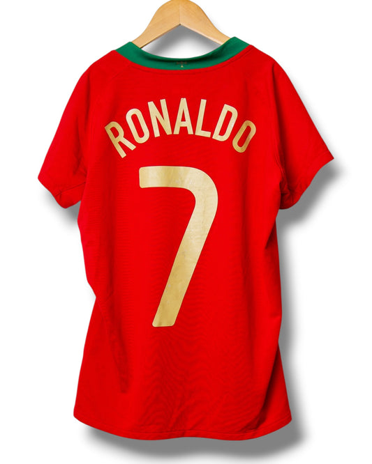 Portugal 2008 Thuis Dames Shirt Ronaldo #7 (M)