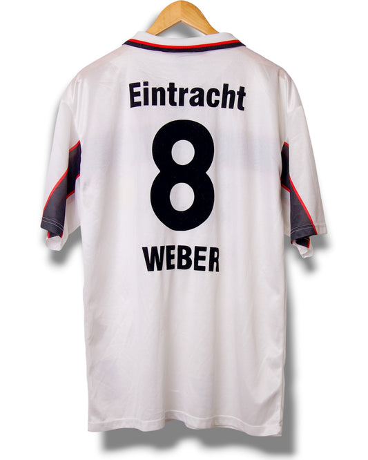 Eintracht Frankfurt 1998/1999 Thuis Shirt Weber #8 (XL)