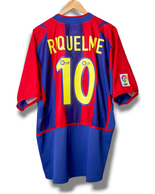 Barcelona 2002/2003 Thuis Shirt Riquelme #10 (XXL)