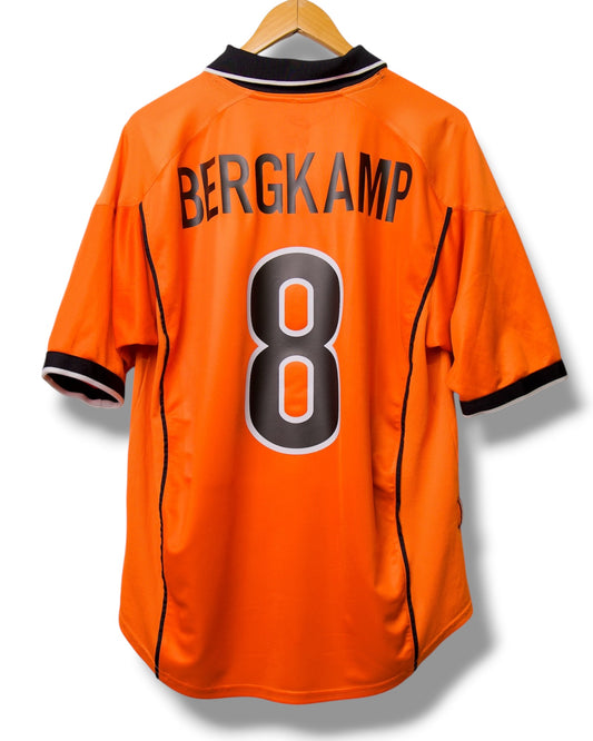 Nederland 1998 Thuis Shirt Bergkamp #8 (L)