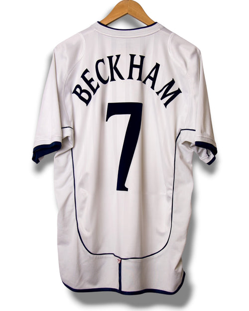 Engeland 2002 Thuis Shirt Beckham #7 (L)