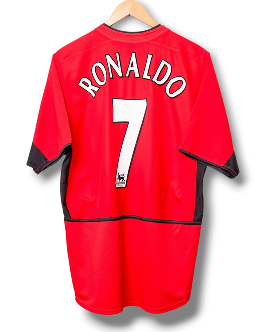 Manchester United 2002/2003 Thuis Shirt Ronaldo #7 (M)