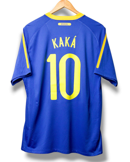 Brazilie 2010 Uit Shirt Kaká #10 (L)