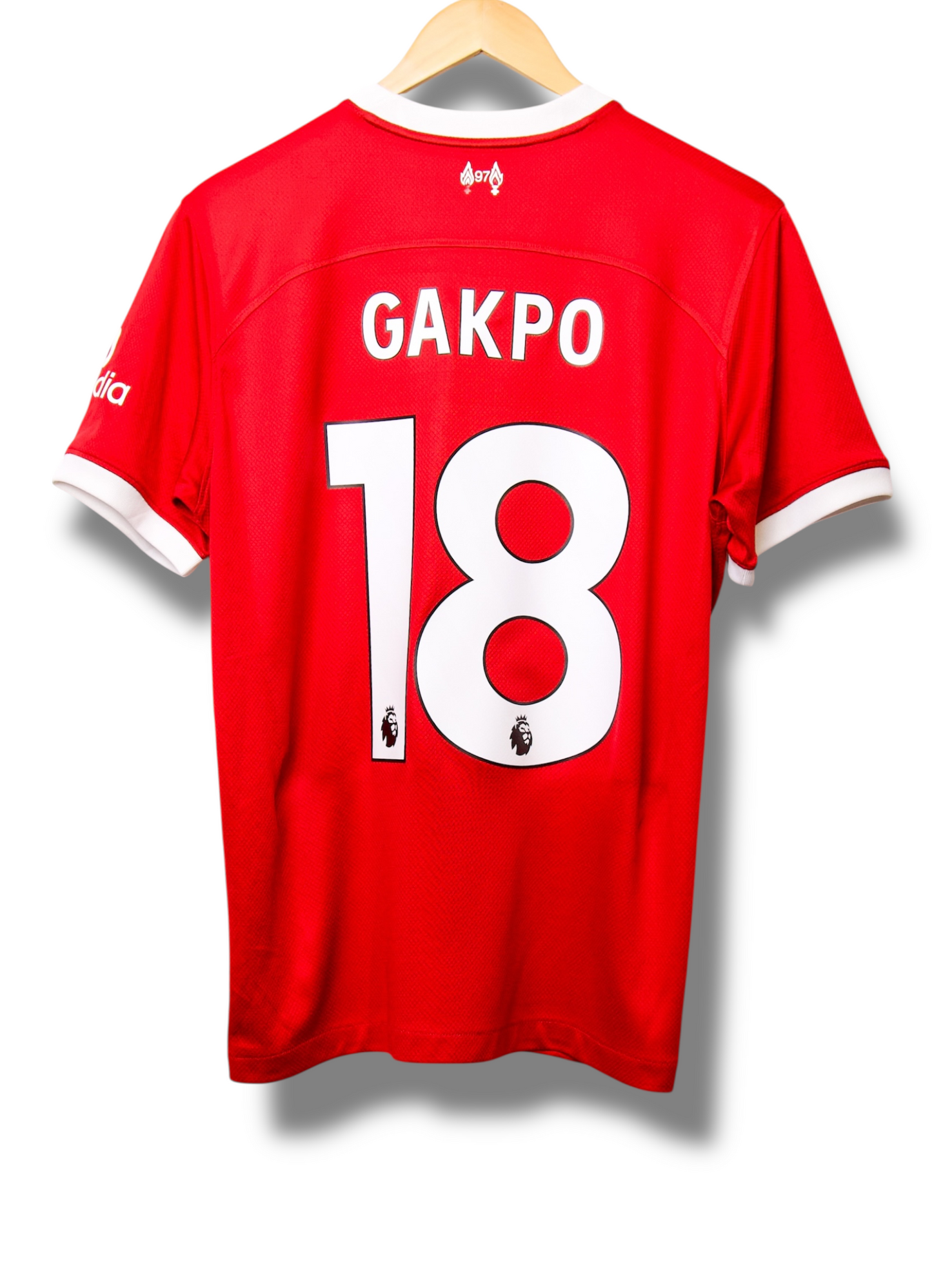 Liverpool 2023/2024 Thuis Shirt Gakpo #18 (M)