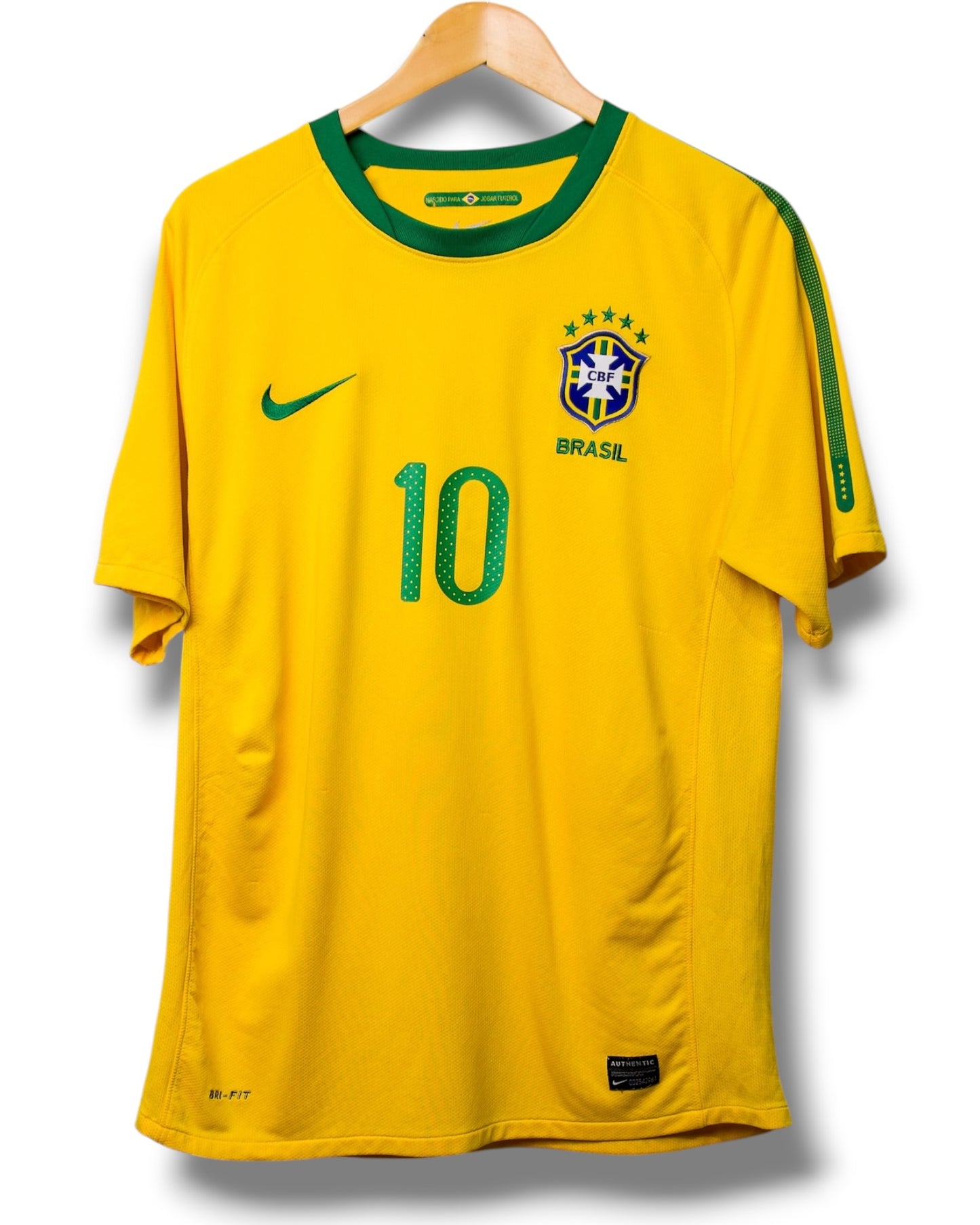 Brazilie 2010 Thuis Shirt Kaka #10 (M)
