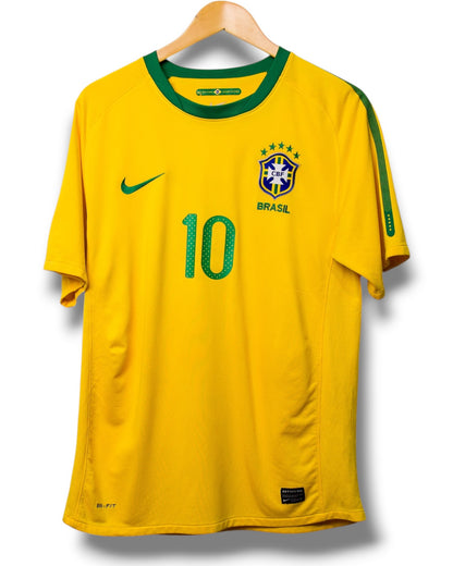 Brazilie 2010 Thuis Shirt Kaka #10 (M)