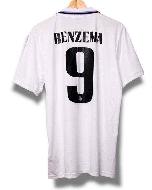 Real Madrid 2022/2023 Thuis Shirt Benzema #9 (M)