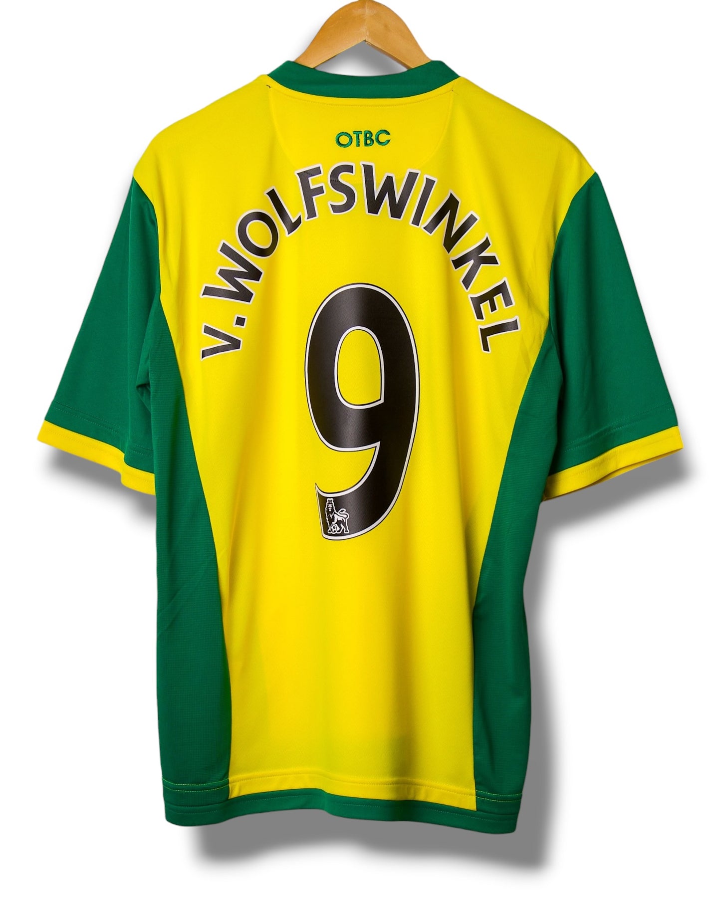 Norwich City 2013/2014 Thuis Shirt V. Wolfswinkel #9 (L)