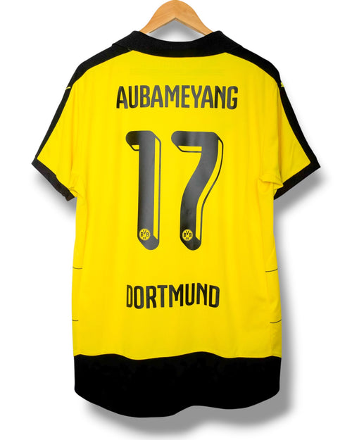 Dortmund 2015/2016 Thuis Shirt Aubameyang #17 (L)