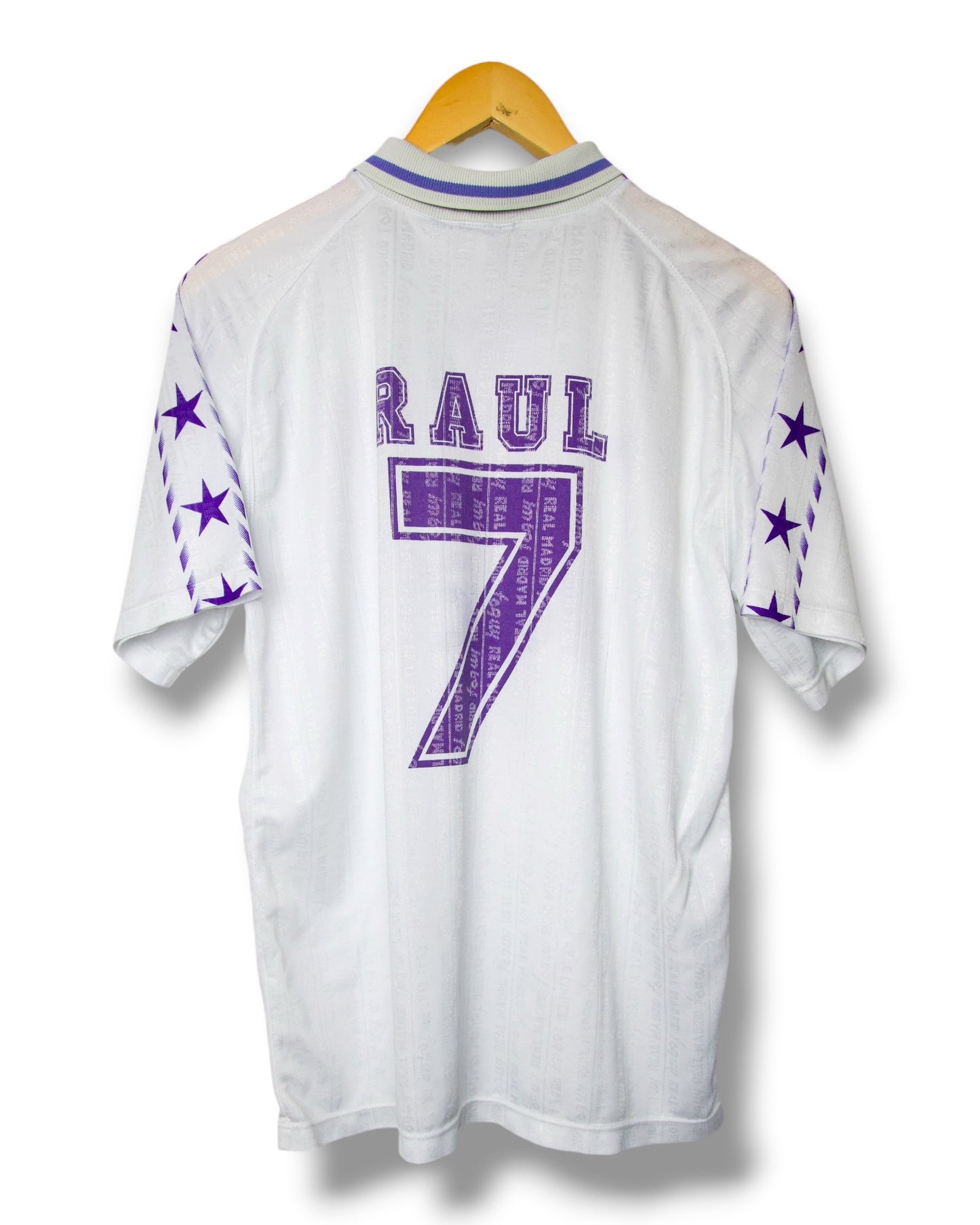 Real Madrid 1996/1997 Thuis Shirt Raul #7 (M)