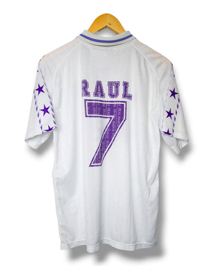 Real Madrid 1996/1997 Thuis Shirt Raul #7 (M)