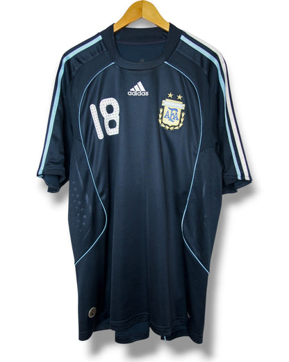 Argentinie 2008 Uit Shirt Messi #18 (XL)