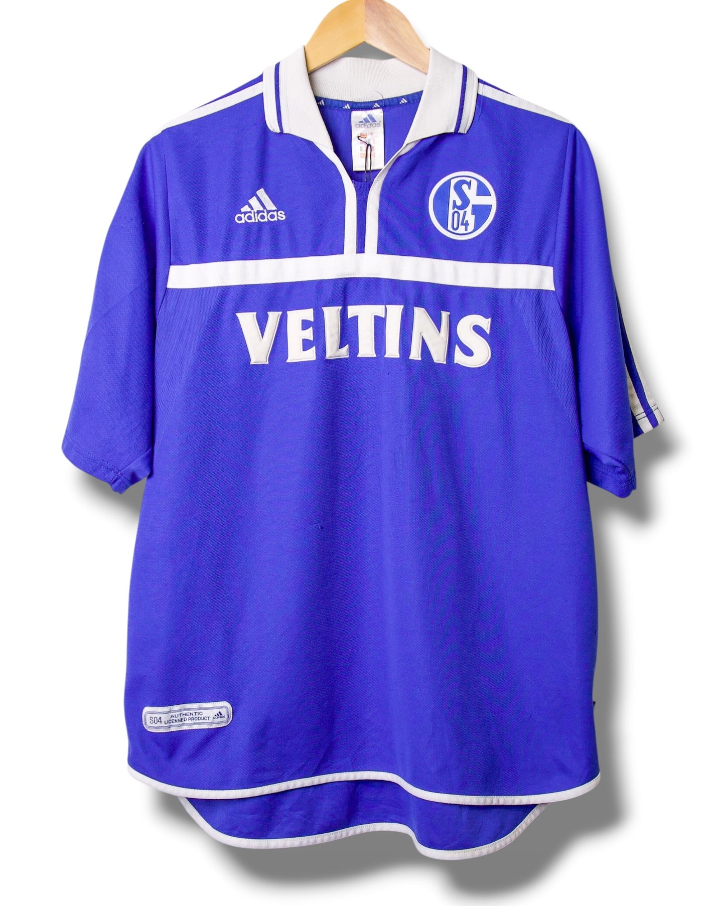 Schalke 04 2000/2001 Thuis Shirt Mpenza #21 (XL)