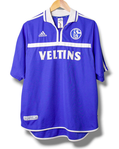 Schalke 04 2000/2001 Thuis Shirt Mpenza #21 (XL)