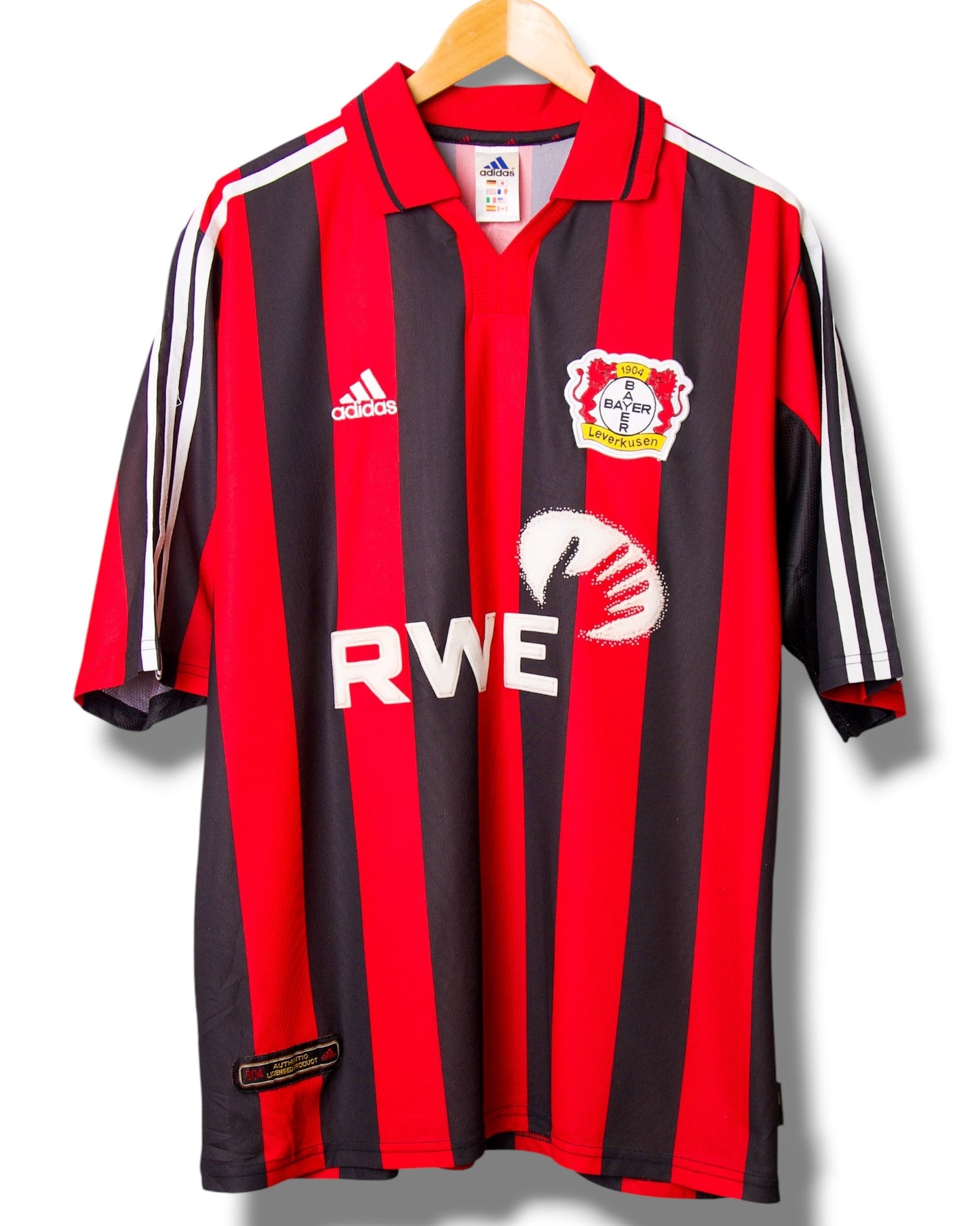Bayer Leverkussen 2001/2002 Thuis Shirt (XL)