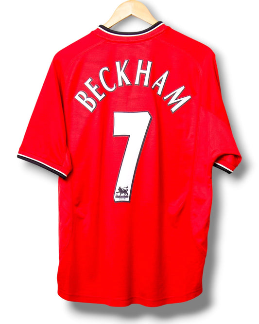 Manchester United 2000/2002 Thuis Shirt Beckham #7 (M)