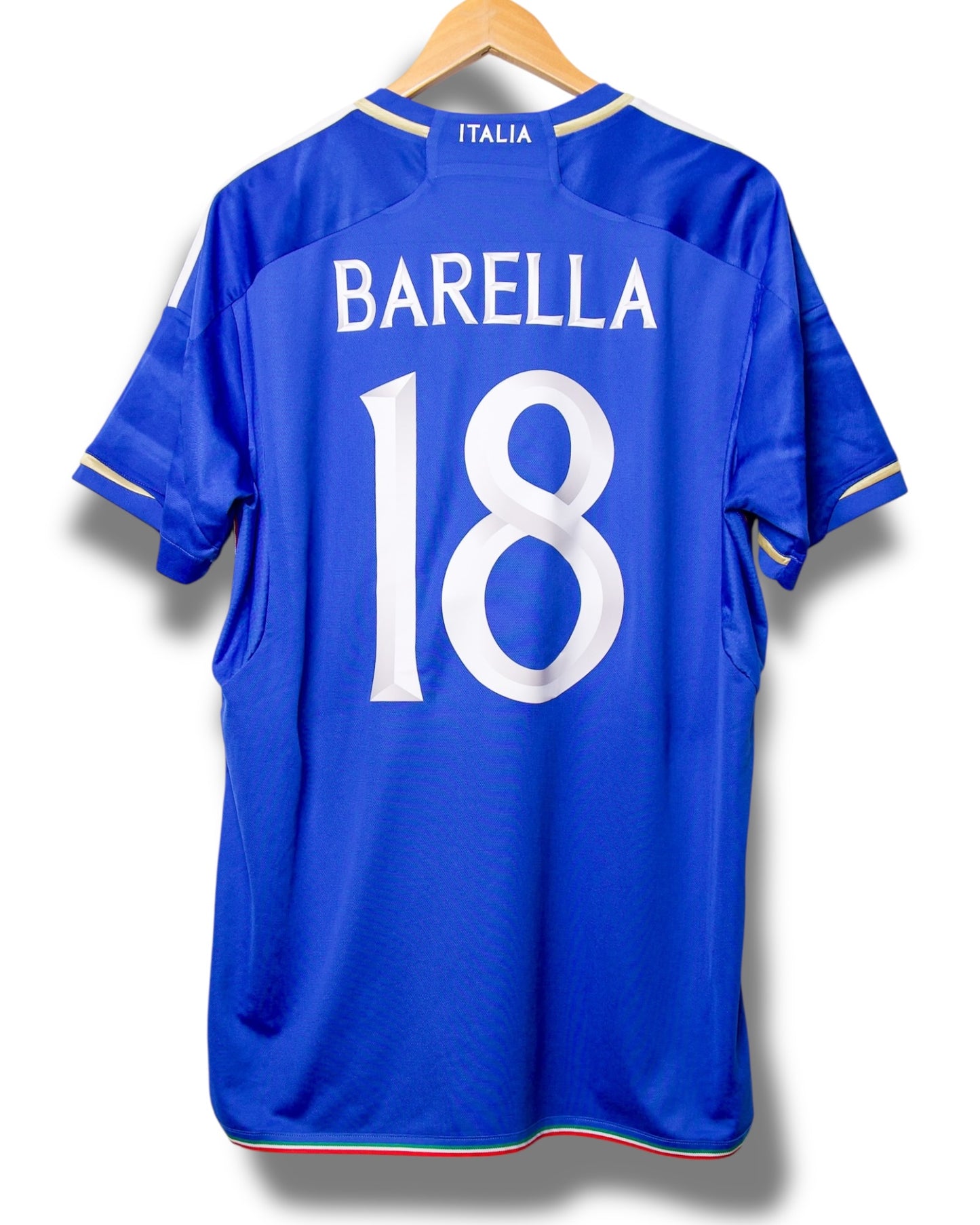 Italie 2023 Thuis Shirt Barella #18 (XXL)