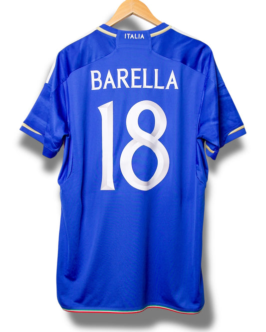 Italie 2023 Thuis Shirt Barella #18 (XXL)