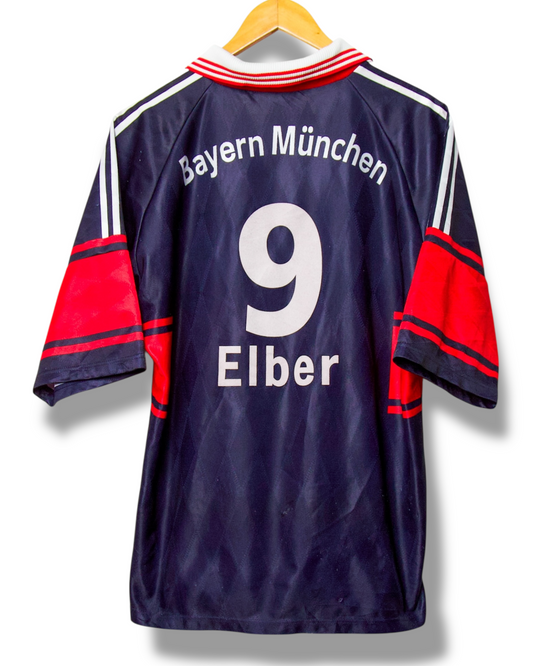 Bayern Munchen 1997/1998 Thuis Shirt Elber #9 (M)