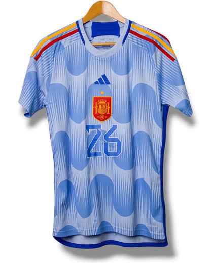 Spanje 2022 Uit Shirt Pedri #26 (M)