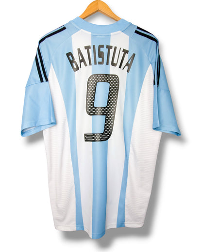 Argentinie 2002 Thuis Shirt Batistuta #9 (M)