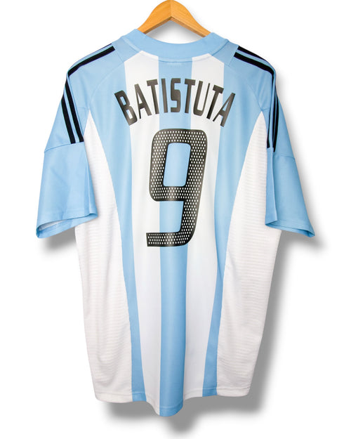Argentinie 2002 Thuis Shirt Batistuta #9 (M)