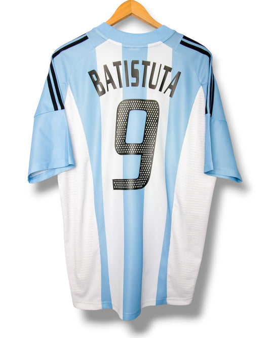 Argentinie 2002 Thuis Shirt Batistuta #9 (M)