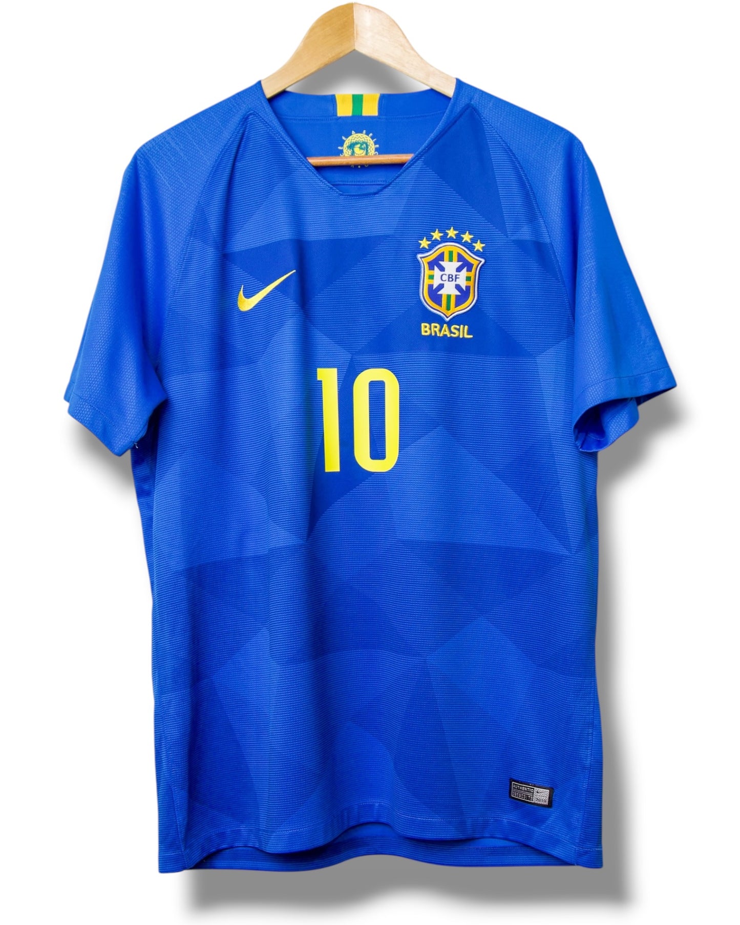 Brazilie 2018 Uit Shirt Neymar #10 (L)