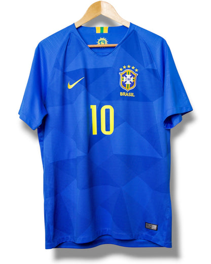 Brazilie 2018 Uit Shirt Neymar #10 (L)