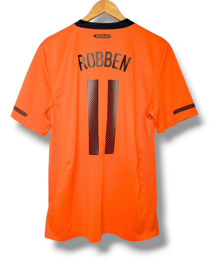 Nederland 2010 Thuis Shirt Robben #11 (M)
