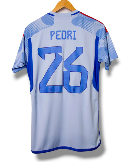 Spanje 2022 Uit Shirt Pedri #26 (M)