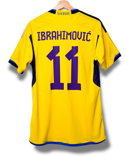 Zweden 2022 Thuis Shirt Ibrahimovic #11 (M)