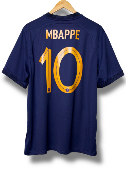 Frankrijk 2022 Thuis Shirt Mbappe #10 (XL)