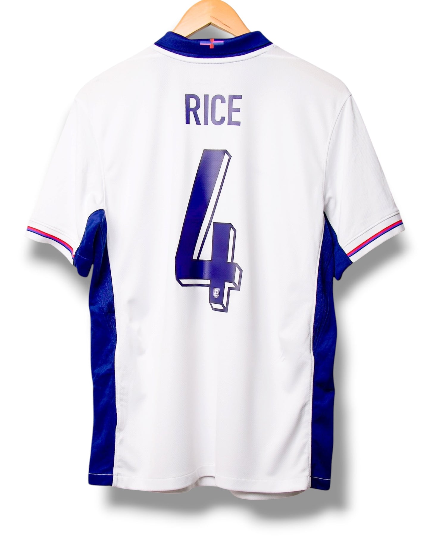 Engeland 2024 Thuis Shirt Rice #4 (M)