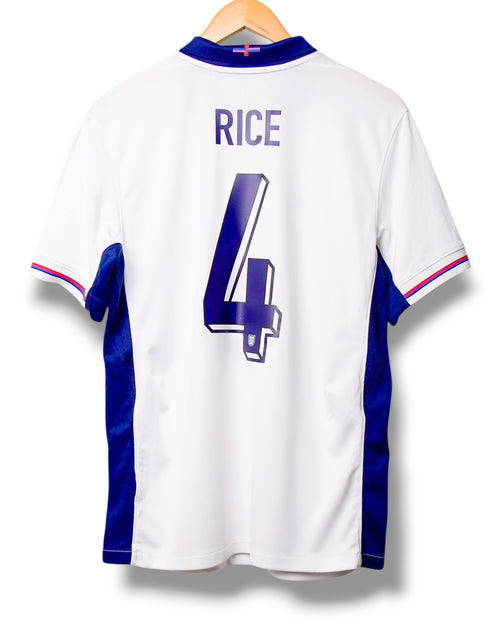 Engeland 2024 Thuis Shirt Rice #4 (M)