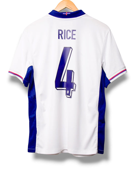 Engeland 2024 Thuis Shirt Rice #4 (M)