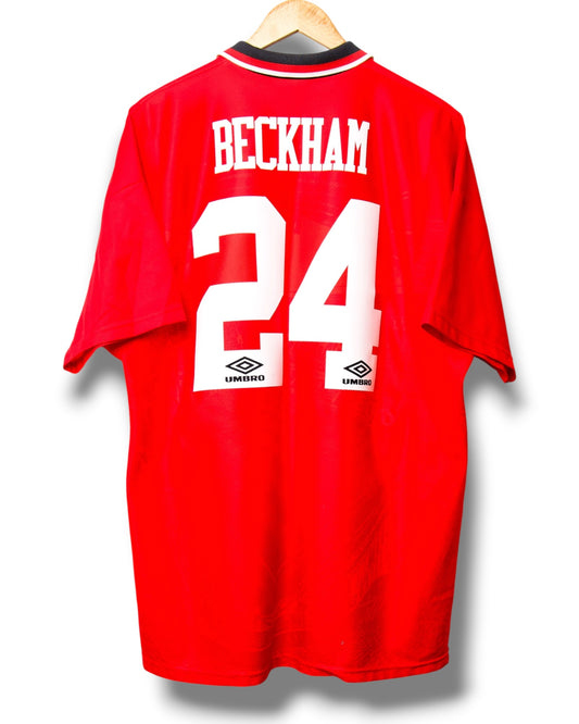 Manchester United 1994 Thuis Shirt Beckham #24 (XL)