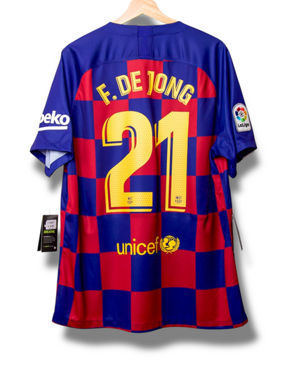 Barcelona 2019/2020 Thuis Shirt Frenkie de jong #21 (XL)