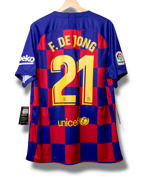 Barcelona 2019/2020 Thuis Shirt Frenkie de jong #21 (XL)