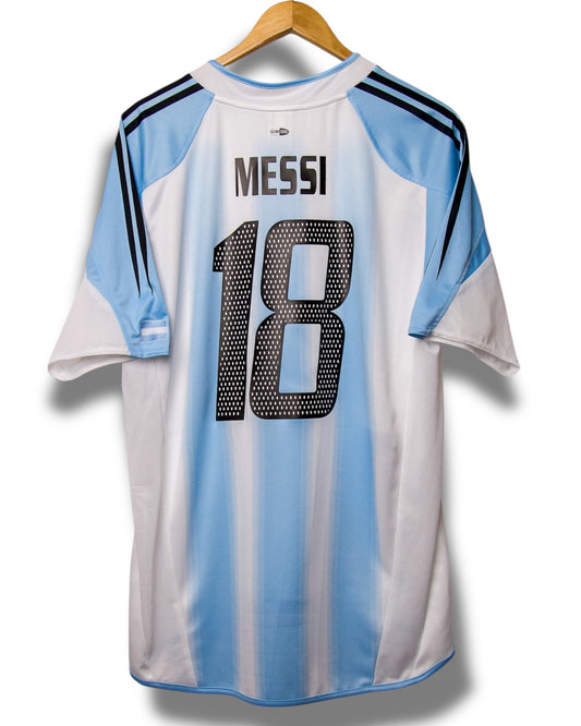 Argentinie 2004 Thuis Shirt Messi #18 (L)