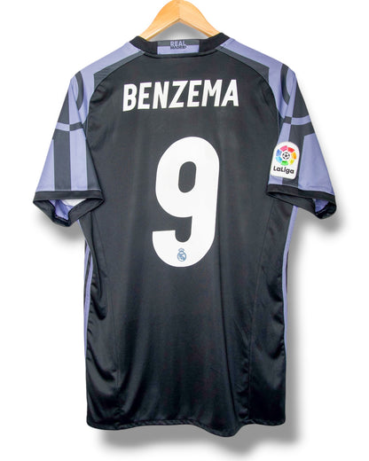 Real Madrid 2016/2017 Derde Shirt Benzema #9 (M)