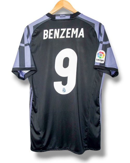 Real Madrid 2016/2017 Derde Shirt Benzema #9 (M)