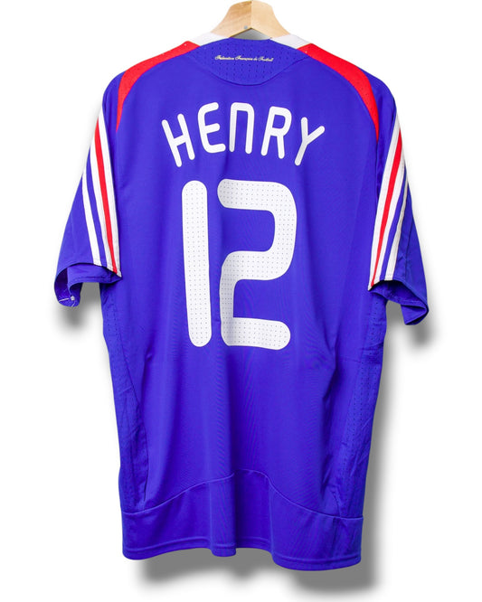 Frankrijk 2008 Thuis Shirt Henry #12 (L)